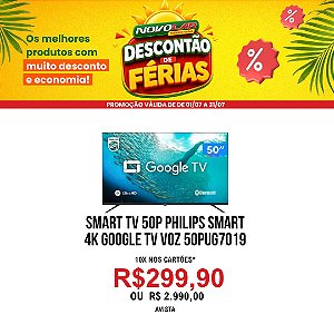 SMART TV 50P PHILIPS SMART 4K GOOGLE TV VOZ 50PUG7019
