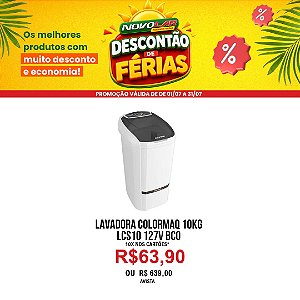 LAVADORA COLORMAQ 10KG LCS10 127V BCO