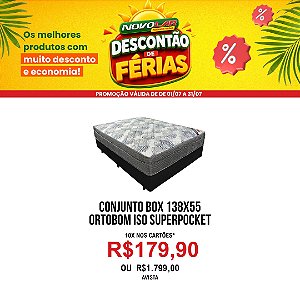 CONJUNTO BOX 138X55 ORTOBOM ISO SUPERPOCKET