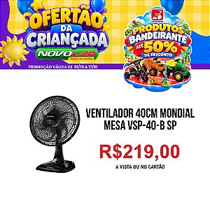 VENTILADOR 40CM MONDIAL MESA VSP-40-B SP