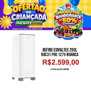 REFRIG ESMALTEC 293L ROC31 PRO 127V BRANCA
