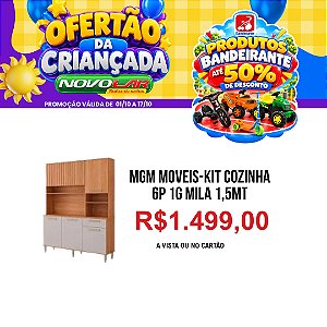MGM MOVEIS-KIT COZINHA 6P 1G MILA 1,5MT