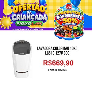 LAVADORA COLORMAQ 10KG LCS10 127V BCO
