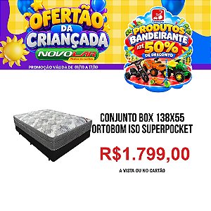 CONJUNTO BOX 138X55 ORTOBOM ISO SUPERPOCKET