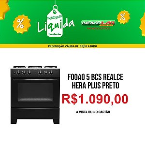 FOGAO 5 BCS REALCE HERA PLUS PRETO