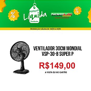 Ventilador de Mesa 30cm Mondial VSP-30-B Super Power