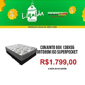 CONJUNTO BOX 138X55 ORTOBOM ISO SUPERPOCKET