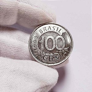 Moeda de 100 Cruzeiros de 1993 Lobo Guará