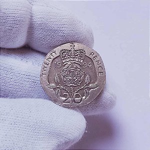 Moeda Estrangeira Twenty Pence de 1994