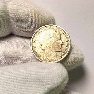 Moeda Estrangeira 20 Centésimos de 1942 Uruguai
