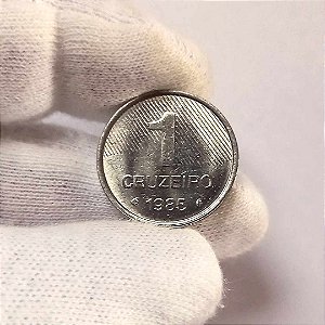 Moeda de 1 Cruzeiro de 1985 Cana de Açúcar