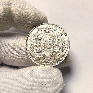 Moeda de Prata 2000 Réis de 1922 Centenário da Independência