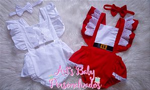 Jardineiras romper Natal e Ano Novo