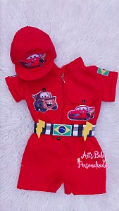 Macacão Piloto- Carros