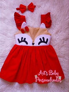 Vestido Natalino - Raposinha