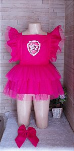 Vestido Romper - Skye Patrulha Canina
