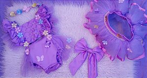 Kit Romper luxo- Jardim das Borboletas