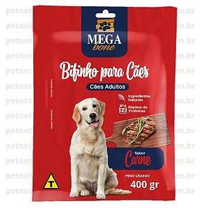 BIFINHO PARA CÃES ADULTO 400 GR CARNE