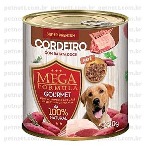 PATE PARA CÃES 280 GR GOURMET CORDEIRO COM BATATA DOCE