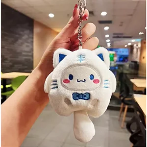 PELUCIA CHAVEIRO SANRIO KITTY  BRANCA