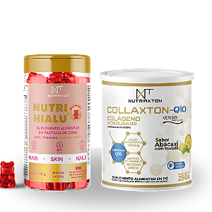 Combo Collaxton-Q10 Colágeno e Nutri Hialu