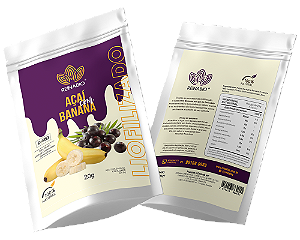 Açaí com Banana Liofilizado - 20g