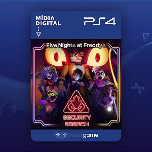 Five Nights At Freddy's: Security Breach Para PS4 - Mídia Digital