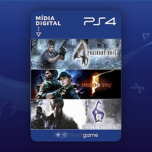Pacote Triplo Resident Evil Para PS4 - Mídia Digital