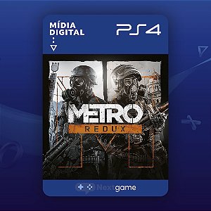 Metro Redux Para PS4 - Mídia Digital