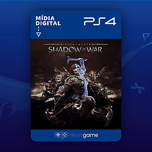 Terra-Média: Sombras Da Guerra Para PS4 - Mídia Digital