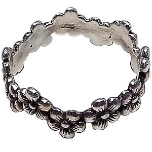 Anel de Prata 925 Florzinhas