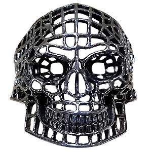 Anel de Prata 925 Caveira No.26/27