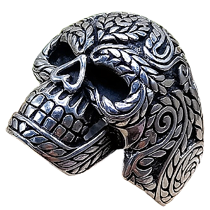 Anel de Prata 925 Caveira 13 g