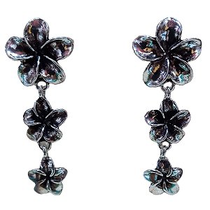 Brinco Flores de Prata 925 9g