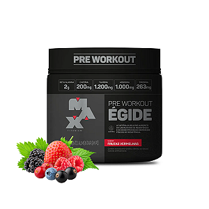 Pré Treino ÉGIDE 300g Frutas Vermelhas - Max Titanium