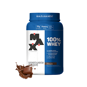 100% Whey POTE 900G CHOCOLATE - Max Titanium