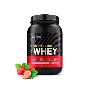 Whey Gold Standard 907g MORANGO - Optimum Nutrition