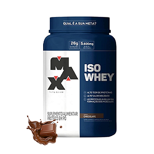 ISO Whey 900g CHOCOLATE - Max Titanium