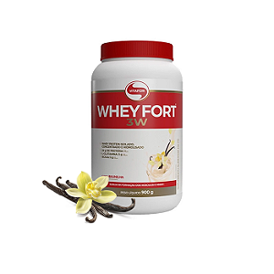 Whey Fort 900g 3W BAUNILHA - Vitafor