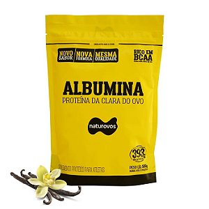 Albumina 420g BAUNILHA - Naturovos