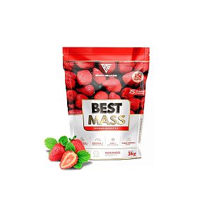 Hipercalórico BEST MASS 3kg MORANGO - BodyShape