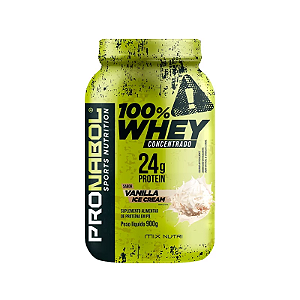 Whey 100% Concentrado Pronabol Baunilha Pote 900g