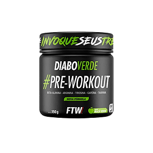 Pré Treino Diabo Verde 150g Maça Verde - FTW