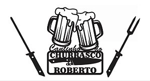 Kit Placa Cantinho Do Churrasco Cerveja Personalizado Grande.
