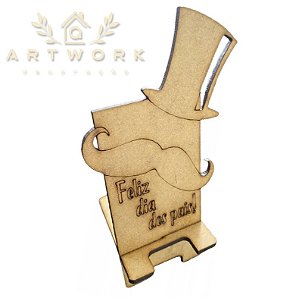 Kit Porta Celular Lembrancinha Dia Dos Pais Mdf