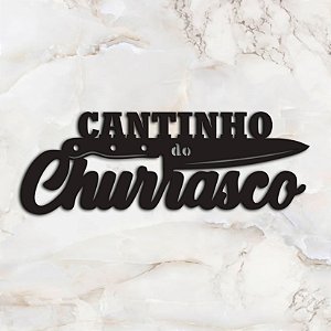 Quadro Cantinho Do Churrasco Mdf