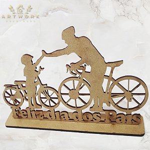 KIt Lembrancinha Escolinha Dia Dos Pais Bicicleta Bike