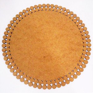 Sousplat P/ Perolas Mdf Natural