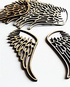 Apliques Asa de Anjo/ Fada Mdf Decoração Batizado