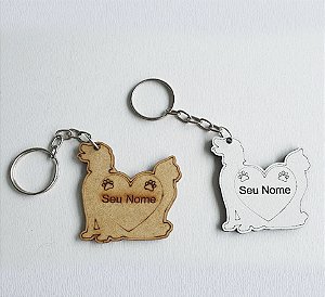 Chaveiro Pet Shop  Mdf Branco ou Natural
